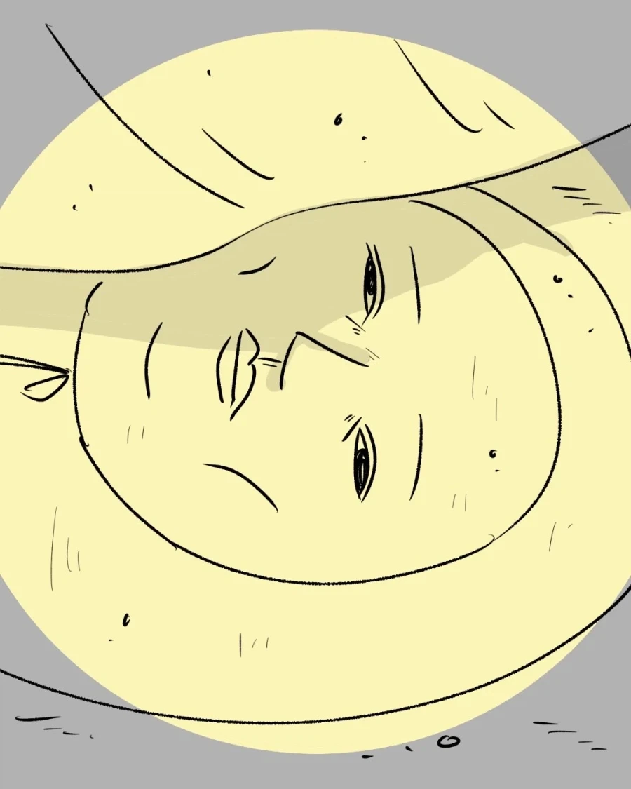 한겨울 숙영훈련 중 얼어죽은 시체가 된 동기.manwha_6.webp