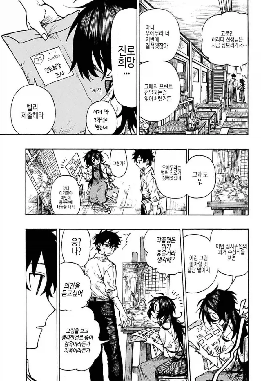 화가, 자신의 그림작품에 살해당하다.manga_3.webp