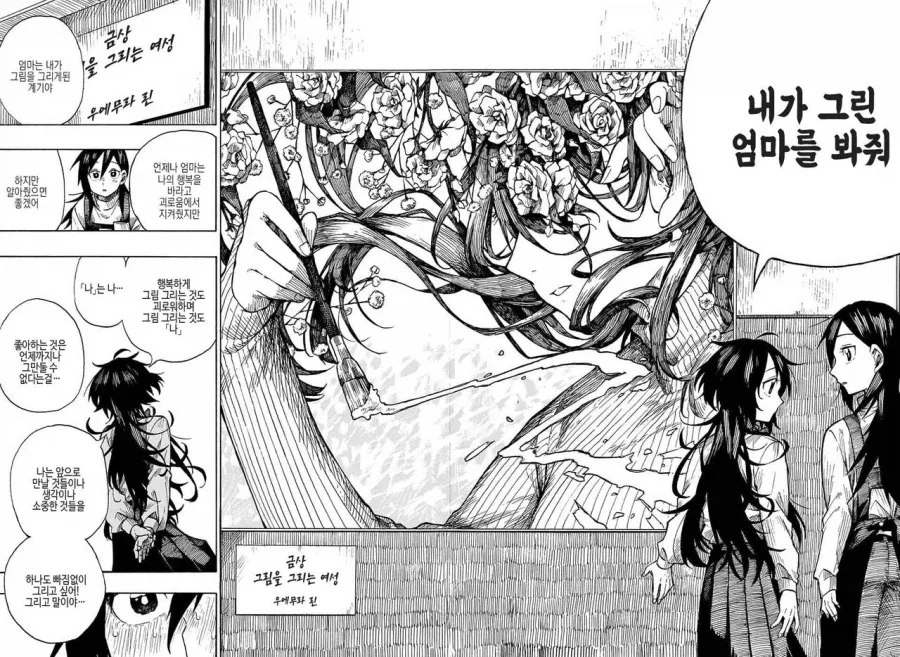 화가, 자신의 그림작품에 살해당하다.manga_45.webp