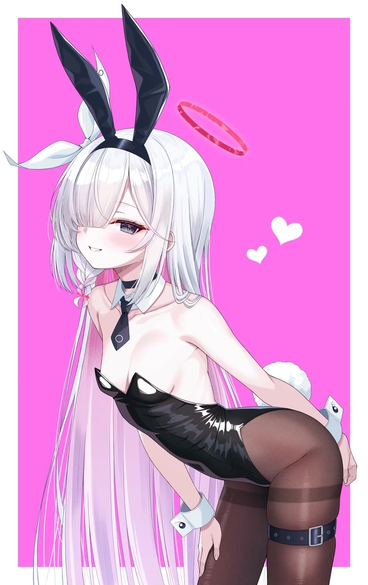 은발 바니걸 미소녀_1.webp