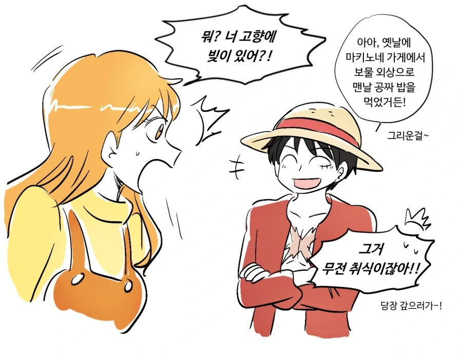 원피스 팬만화) 역시 그 선장에 그 항해사_1.webp