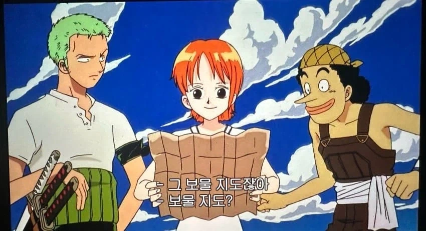 (원피스) 보물지도의 비밀을 발견한 나미_3.webp