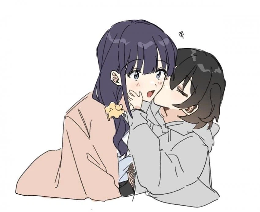 레뷰,백합) 짝사랑 상대 딸내미에게 사랑 받는 만화_2.webp