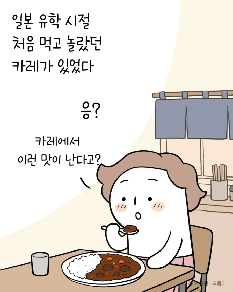 일본에서 오래전에 먹은 카레맛을 드디어 재현했다.manhwa_3.webp