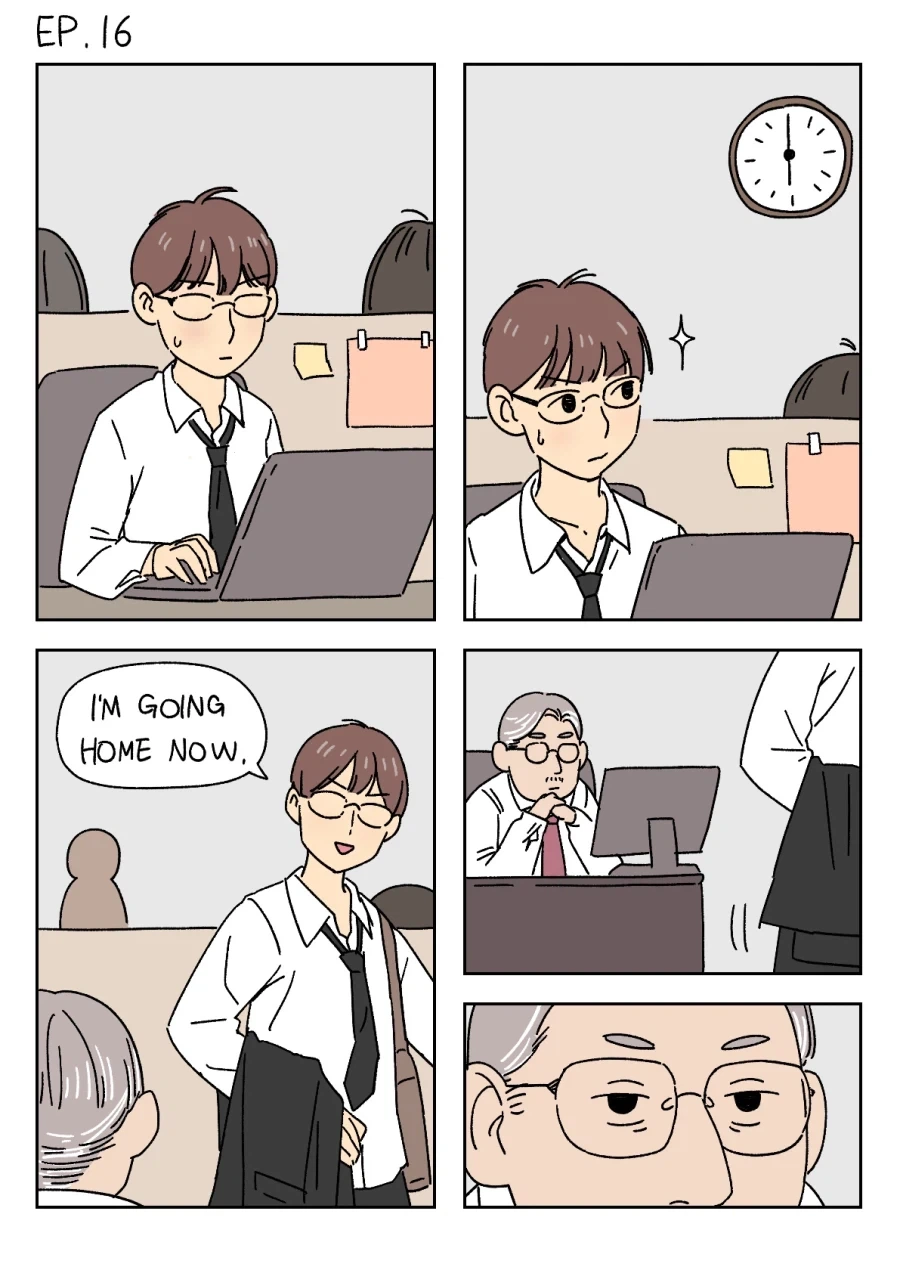 회사 상사에게 비밀을 들킨 부하직원 manhwa_1.webp