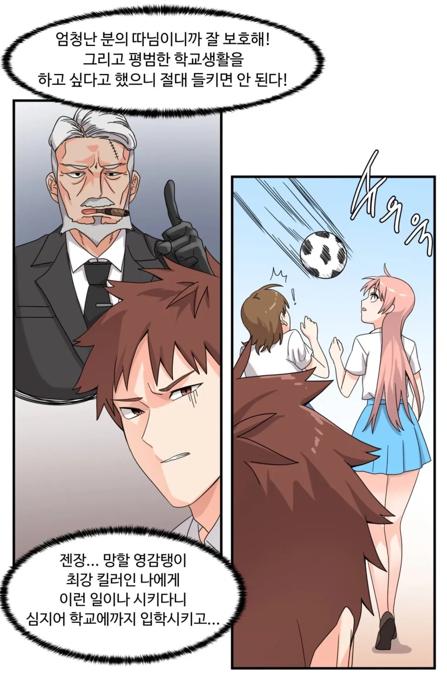 경호 임무를 맡게 된 최강의 킬러 만화_2.webp