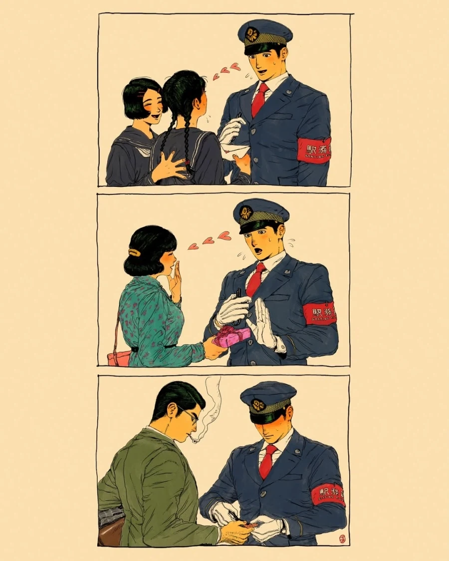 ㅎㅁ)인기가 많은 역무원 만화.jpg_4.webp