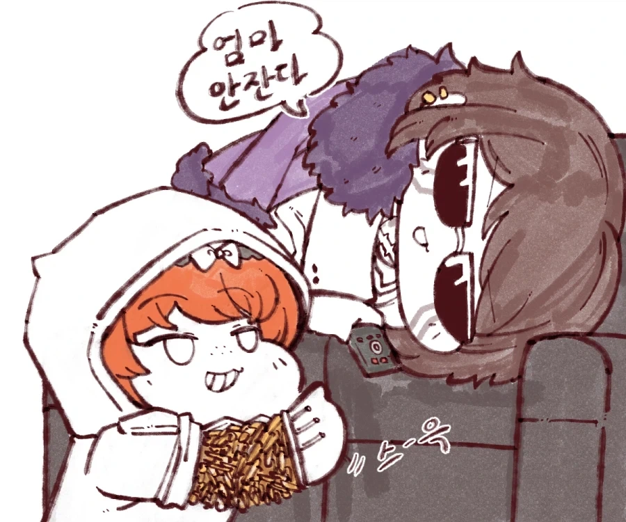 림버스) 컴퍼니 거미집 중비 일상.manhwa_4.webp