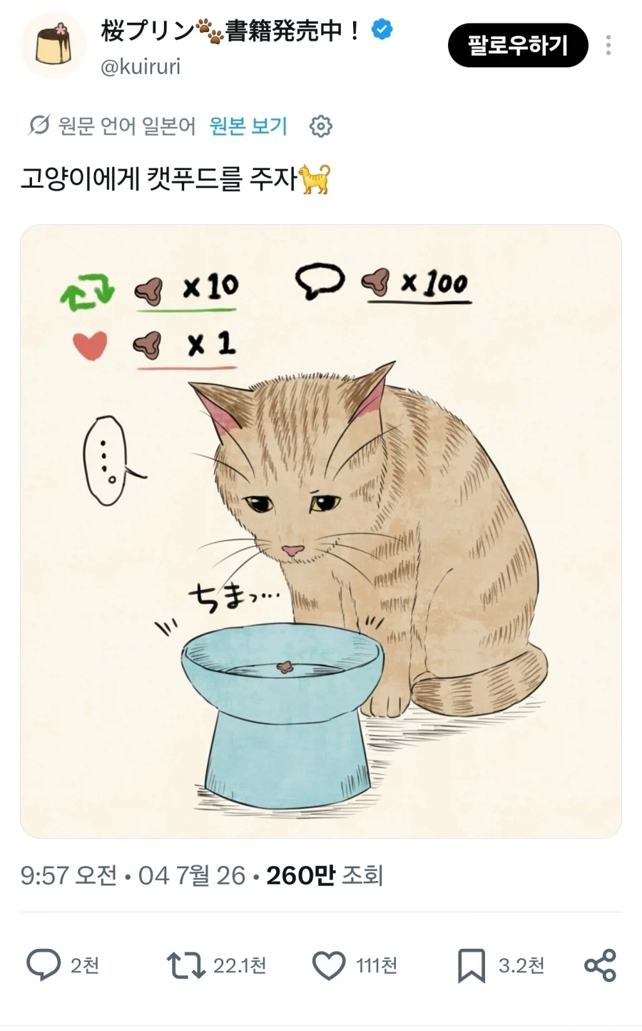 좋아요에 사료받는 고양이.jpg_1.webp