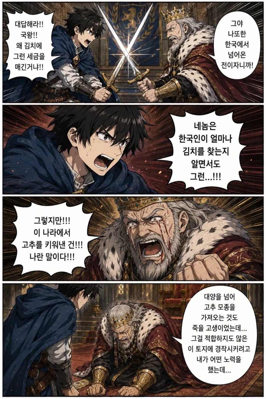 ai) 이세계물에서 주인공이 김치 담궈먹는 만화._2.webp