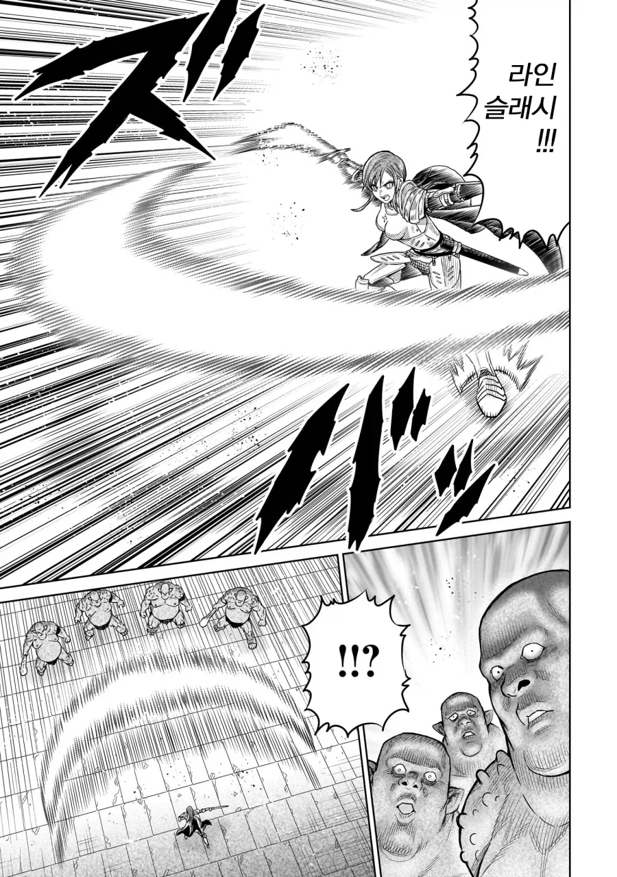여기사가 트롤들한테 검기를 날려 반갈죽내는 manga_2.webp