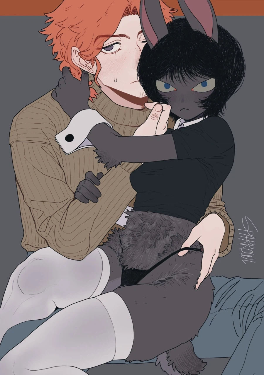 토끼 여자친구가 야한 옷을 입어주는.manga_24.webp