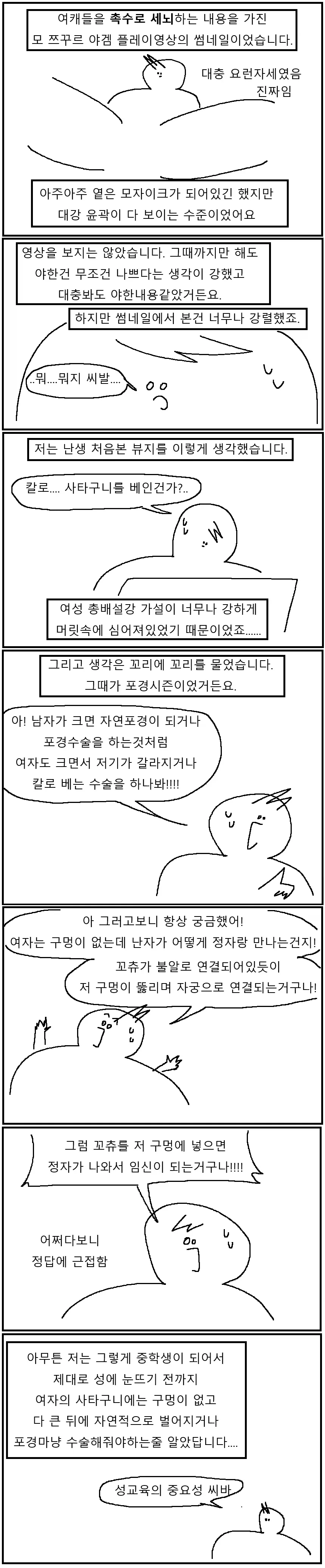 어린시절 여성기에 대해 심한 오해를 했던 썰만화!!!.manwha_5.webp