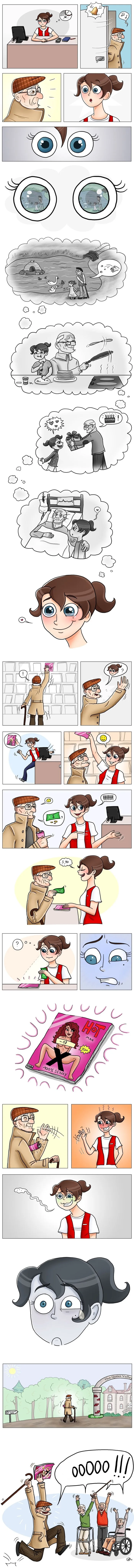 청초한 그녀는 회사의 꽃.manhwa 이미지 12