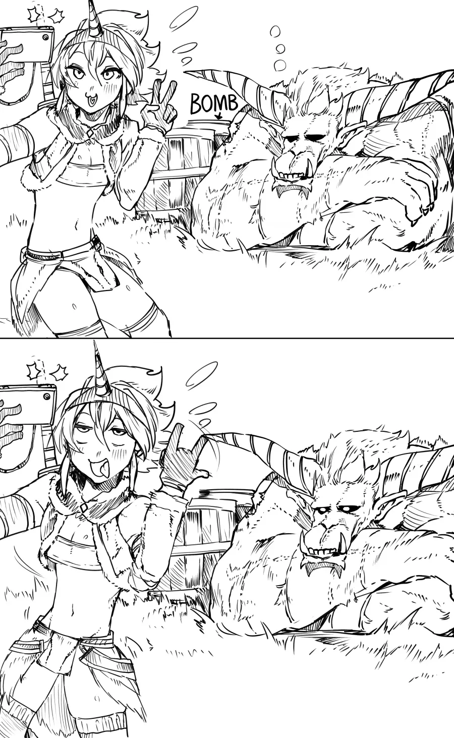 몬헌)키린을 사냥하는 여성헌터manga_11.webp