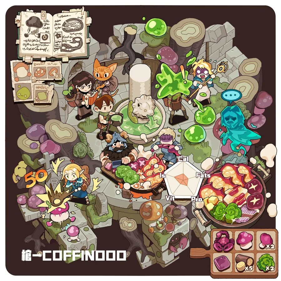 던전밥)JRPG 스타일